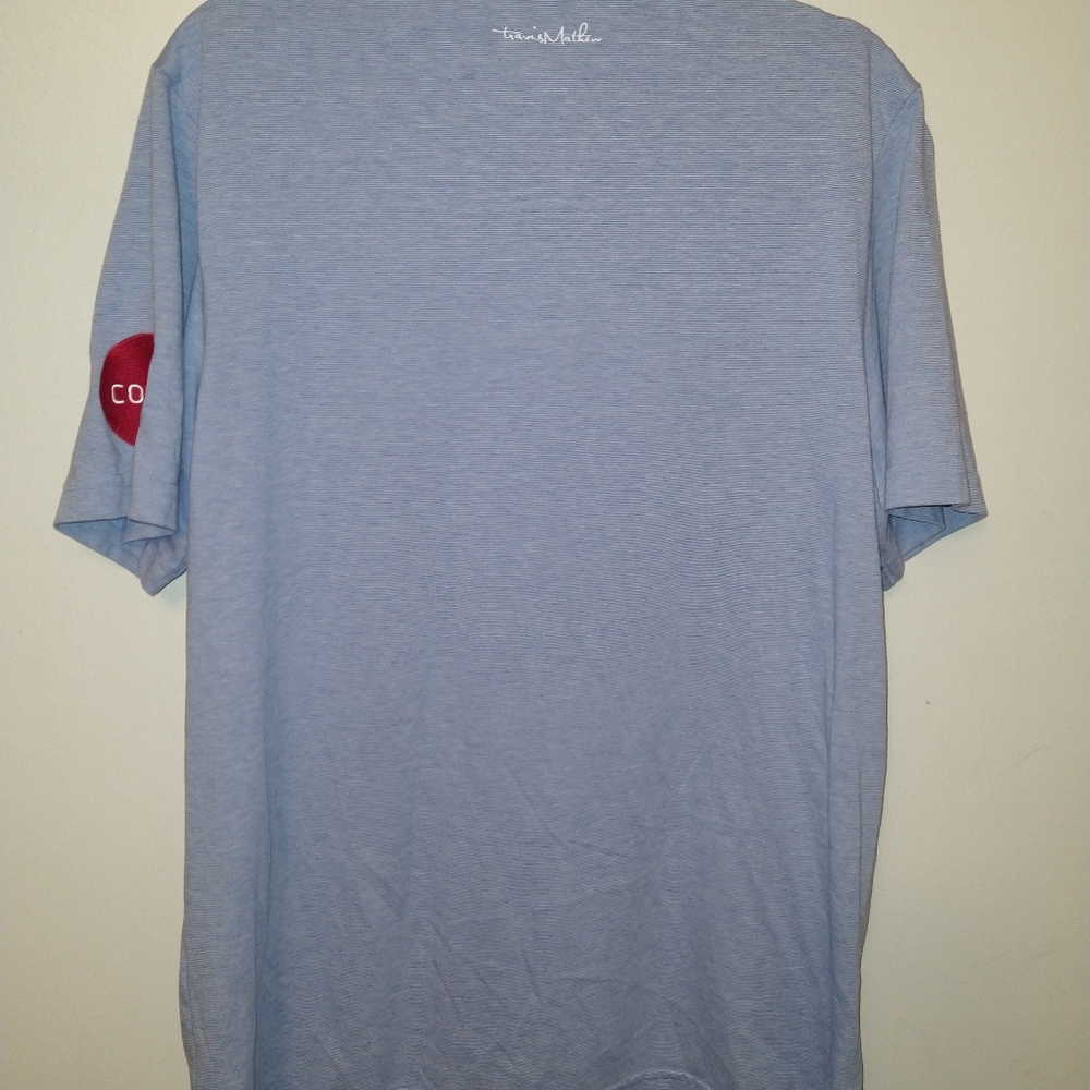 Travis Mathew Short Sleeve Polo Shirt Men's sz Large Conga Logo. - Picture 2 of 8